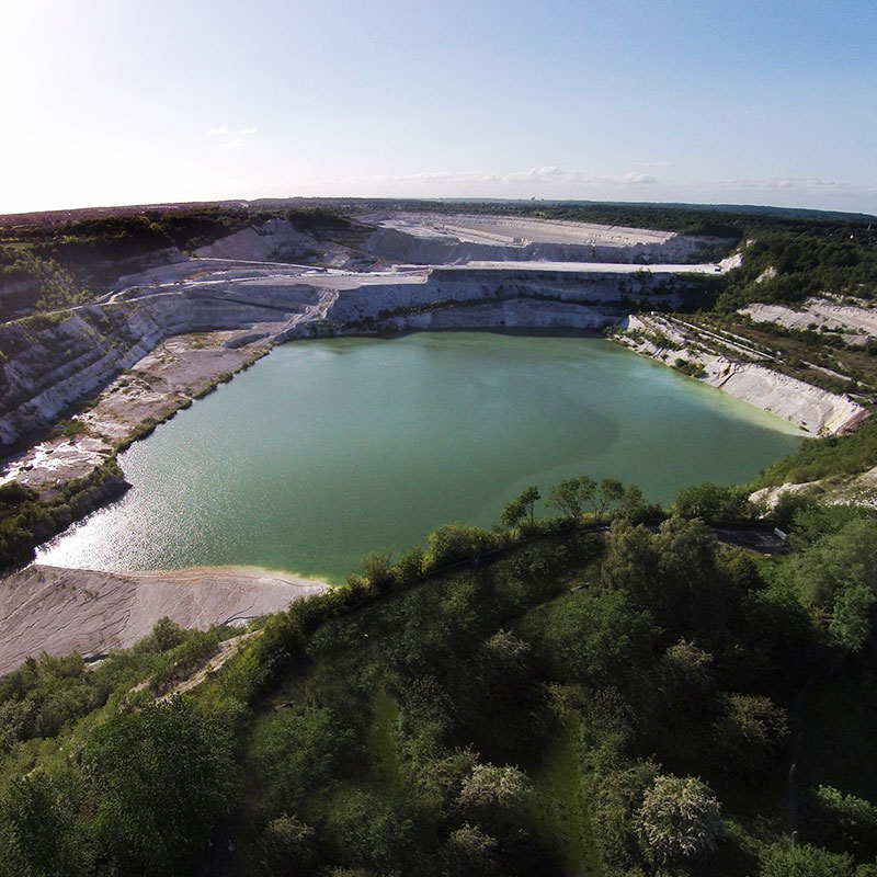 Chalk Quarrying and Chalk Lake in Lägerdorf - VKD